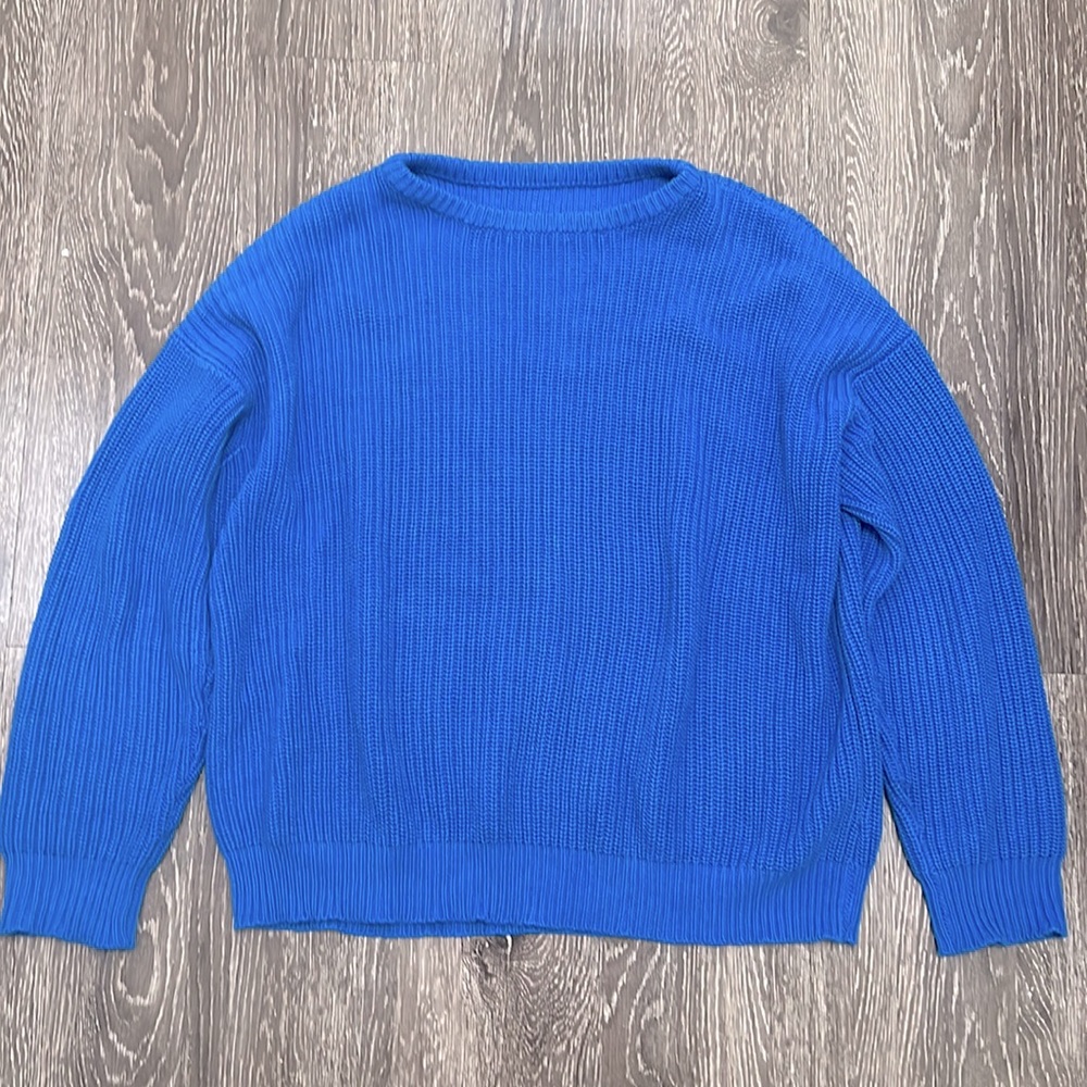 Los Angeles apparel blue unisex fisherman pullover
